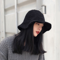 루쯔 컬리 버킷햇 5colors 벙거지 니트모자 방한