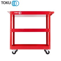 도쿠 철재 이동식 3단 공구함 툴카트 TK-3300S 공구박스 보관 툴픽업 이동형 토쿠