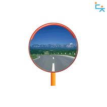 대청 PC 원형 반사경 1000파이, 양면용브라켓