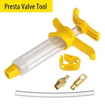 EZmtb 자전거 튜브리스 Tubed 타이어 실란트 인젝터 주사기 Presta Schrader 밸브 코어 리무버 도구 오토바이, Presta Valve Tool