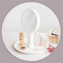 사무실 360도 회전 양면 트레이거울 탁상거울 소품 파우더룸 주부 DIY