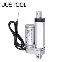 리니어모터 진동 스테핑 기어드 JUSTOOL 750N 선형 액추에이터 모터 DC 12V 알루미늄 합금 10 미리메터/초 자동차 RV 전기 도어 오프너, 50mm