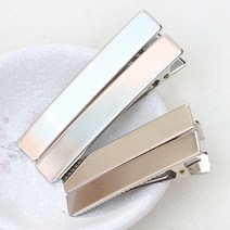 [펠트친구] 평평한 집게머리핀(6개)/헤어 악세사리 핀 만들기 꾸미기 소품 부자재 diy, 평평48mm