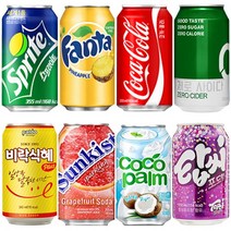 [도매] 코카콜라 355 24 제로 사이다 환타 탑씨 펩시 스프라이트 업소용 캔음료 음료수 옵션, 과즙음료_수미네 잔치집식혜 340ml 24캔