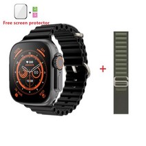 애플워치액정교체 자가수리 스마트 워치 GS8 울트라 시리즈 8 NFC Smartwatch 남자 여성 블루투스 전화 방수 무선 애플 Xiaomi, BlackHY add GreenGS