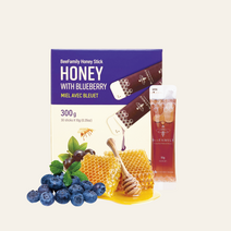 비패밀리 캐나다산 블루베리 허니스틱 꿀스틱, 300g(30스틱), 옵션