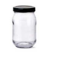 글라스락 580 높은형 유리병 블랙 500ml + 뚜껑 랜덤 발송, 1세트
