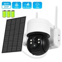 가게CCTV 강아지 홈캠 홈 실외 현관 문 농막 CCTV 무선 감시 IP 카메라 와이파이 야외 태양광 1080P PIR 인간 탐지 태양 전지 패널 7800mAh 충전 배터리, 1080P NO SD Card