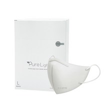 케이에이 KF94 마스크 황사방역마스크 퓨어라이트 핏 6가지 컬러, 화이트(중형), 25매