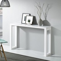 파란들 소나무 원목 800 콘솔 테이블, 브라운