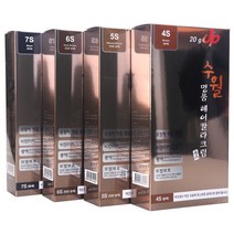 서울화장품 히솝 수월 헤어칼라크림 4S 갈색