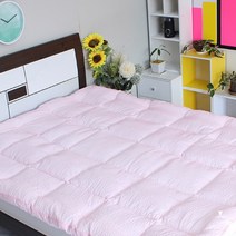 냉감토퍼 여름용토퍼 쿨링토퍼 시어서커쿨토퍼 자주 냉감토퍼, 핑크