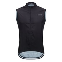 2021 pro 팀 huub 사이클링 조끼 windstopper windof Bicycle 조끼 민소매 경량 통기성 자전거 저지 mtb ciclismo