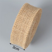 줄다리기줄 단체게임 밧줄 굵은 동아줄 운동회 레이크레이션용품 핫 5 미터/롤 황마 로프 린넨 리본 DIY 포장 선물 수제 크리스마스 웨딩 공예 레이스 롤 의류, [02] Width 3cm