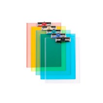 투명뉴클립보드 PS 아크릴 카페 식당 메뉴판 서류판 A4결재판, 청색(8030316)