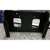 맥미니거치대 Apple Mac Mini 2012 2020 용 벽 브래킷 컴퓨터 후면 장착 데스크탑 하단 액세서리 공간 저장 랙 스탠드, Black