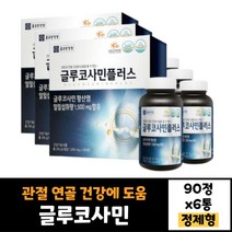 3통 묶음 종근당건강 글루코사민 플러스 40대 50대 관절 연골 건강 도움 효능 영양제 70대 뼈 남자 여자