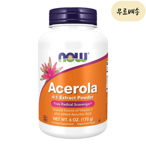 나우푸드 아세로라C 분말 170g [미국 직배송], 1개