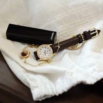 카시오 빈티지 하트 별모양 가죽시계 2종