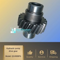 수동지게차 지게차 스프로킷 유압 펌프 드라이브 기어 Quanchai QCB 내부 스플라인 이빨 x teeh, 한개옵션0