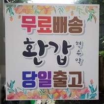 엄마 아빠 시아버지 생신 환갑 칠순 팔순 상차림 축하 문구 플랜카드 현수막 100cm x 70cm 제작, 디자인-10