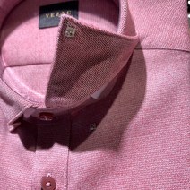 [예작]남성와이셔츠 스넵 기모 핑크 솔리드일반핏 긴팔셔츠 (YJ1WBR301PI)