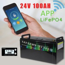 전기 자전거 배터리 수리 리필 교체 개조 24v 100ah lifepo4 딥 사이클 방수, 24v 100아