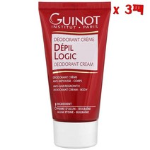 Guinot 기노 헤어 리무벌 Depil Logic 데오도란트 크림 50ml 3팩