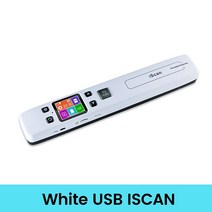 북스캐너 스캐너 휴대용무선스캐너 비파괴 북스캐너무선 WIFI 휴대용 소형 문서 이미지 스캐너 JPG/PDF USB, 01 White no Wifi