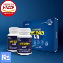 HACCP 인증 콘드로이친 상어연골 뮤코다당단백 분말 가루 정 알약형 보스웰리아 초록입홍합 해조칼슘 우슬 칼슘 마그네슘 비타민D 관절 연골 효능 대용량 추천, 1박스