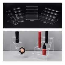 4단 계단식 아크릴 진열대 50mm 전시 정리 트레이