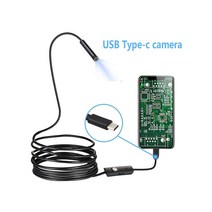 배관 내시경 카메라 7mm 전문 자동차 비디오 c 검사 안드로이드 모바일 스마트 폰 용 하수도, [02] 2m, [02] 1 set hard cable