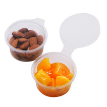 투명 원터치 소스컵 밑면 5cm x 윗면 6cm x 높이 3cm, 10개입, 4개