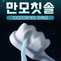 - 만모칫솔 초미세모 만개 부드러운 잇몸보호 극세사, 1p