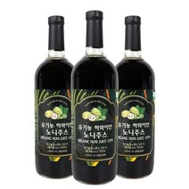 [유통기한임박 2023년 6월 16일]하와이 유기농 노니주스 원액 1000ml 3병, 없음
