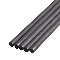 검은 탄소 막대 흑연 전극 실린더 바 5 개 산업용 고온 전도성, 03 6mm_01 Length 50mm