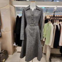  [케네스레이디] (E420) 오픈 칼라넥 울 블렌디드 플레어 원피스 (EWOPLL0100)