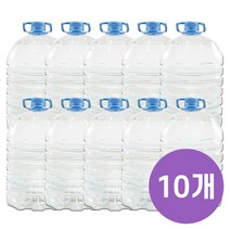 크로바 3차 살균 정제수 10L (pet) x10 증류수 지게차배터리 가습기 세척수 화장품 소독제 UV살균 냉각용수, 10개