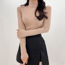 투디 기모 촉촉 슬림 스판 폴라티 이너 국내제작 44-77 8color
