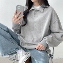 하이제시카 / 고퀄러티강추 베이직 빅사이즈 투 버튼 카라 셔츠