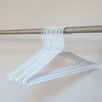 세탁소 굵은 pvc 코팅 철사 옷걸이 100개, 굵은옷걸이 100개