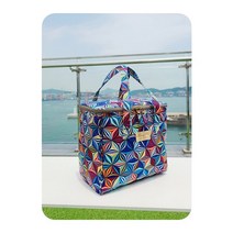 [ 채우다 상점 ] 레인보우 사각 보온보냉가방 쿨러백 아이스백 도시락가방 보냉백