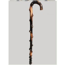 등나무 지팡이 등나무 지팡이 등나무 지팡이 노인 미끄럼 방지 나무 지팡이 지팡이 -53638, 굵은 검은 등나무 (3cm 이상)개