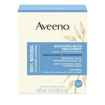 아비노 건성피부용 트리트먼트 오트밀 입욕제 8개입 Aveeno Soothing Bath Treatment with Natural Colloidal Oatmeal-8ct