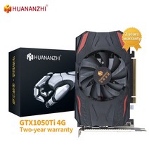 가성비 HUANANZHI GTX 1050TI 4GGTX970 4G 그래픽 카드 새로운 원본 128Bit GDDR5 NVIDIA Geforce GTX 960 1050 1660, GTX 1050TI 4G