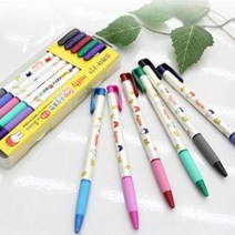 동아 홍당무 미피 그립 볼 포인트 펜 0.38mm 유성볼펜, 0.38mm 레드, 0.38mm 레드