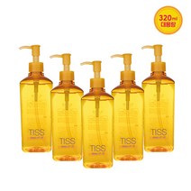 TISS 티스 클렌징오일 초슈퍼대용량 320ml*5개 세트, 단품