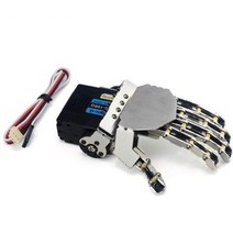 로봇팔 로봇손 기계손 교육용로봇 로봇암 핑거로봇 휴머노이드 다섯 가락금속 조작기 미니 생체 공학 그리퍼자동차 액세서리왼쪽오른쪽diy, 왼손