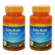 Thompson Gotu Kola 450mg 톰슨 고투 콜라 450mg 60캡슐 2팩