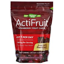 네이쳐스웨이 크랜베리 ActiFruit 500mg 20개 PACran 디만노스
